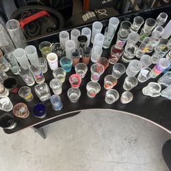 Shot Glass Collection (76 Of Them)