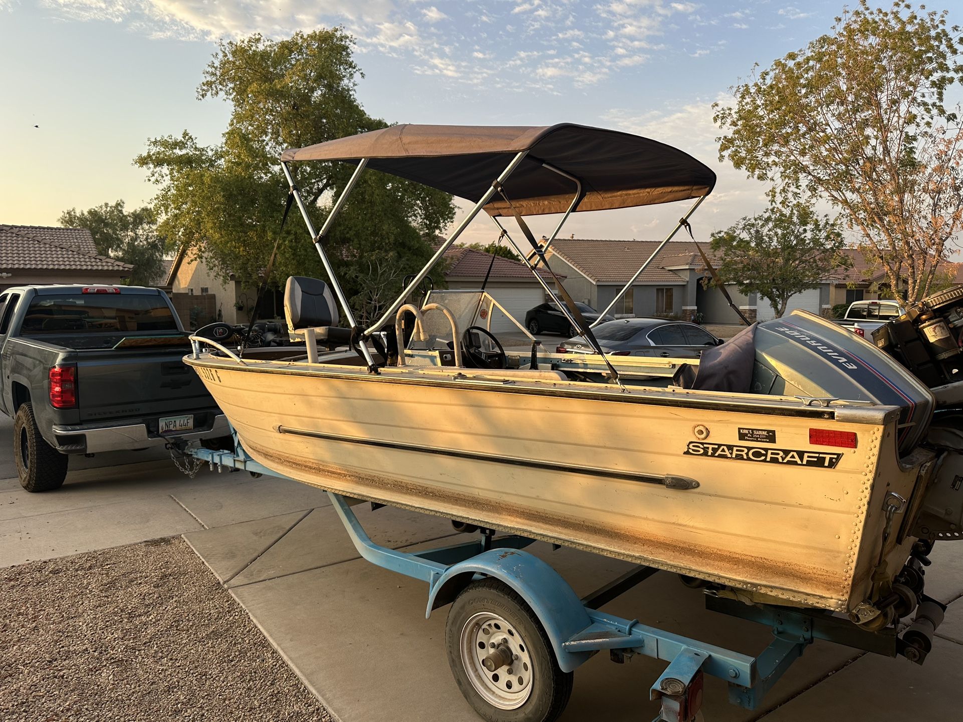 1971 Starcraft Fishing Boat – Ready for the Water – Evinrude Outboard