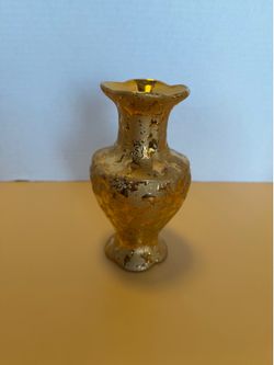 Dixon Art Studios Gold Vase — 22K Gold Made in USA