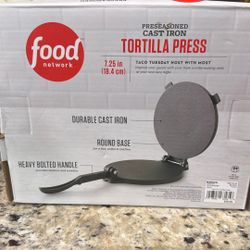 Food Network™ Cast-Iron Tortilla Press