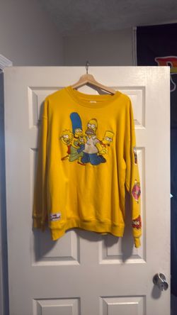 The Simpsons Yellow Graphic Crewneck Sweatshirt