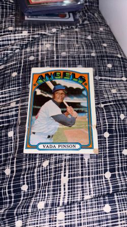 Vada pins on Topps baseball card angels