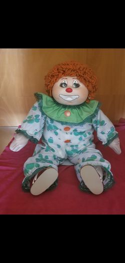Hand painted original clown doll cabbage patch
