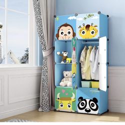 Baby Cupboard Closet Wardrobe Dressers Children Storage