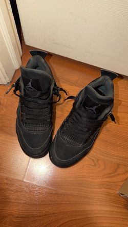 Air Jordan 4 Black Cat Size 4.5Y