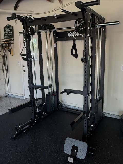 New In Box Major Fitness F22 PRO or B52 PRO Squat Rack Power Cage Functional Trainer with Smith Machine Option