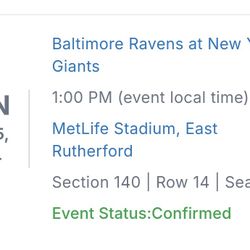 Ravens Tickets 