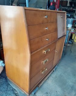 Drexel gentleman vintage tall dresser