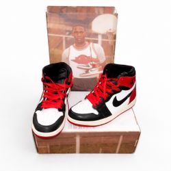 Used Nike Air Jordan 1 sneakers, men’s size 8.