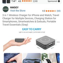 Wireless Charging Stand. 