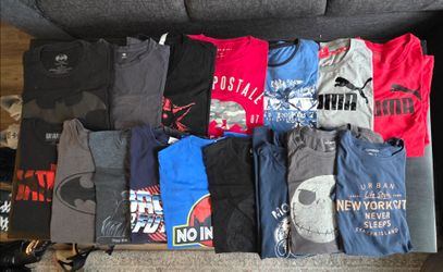 Set of mens 25 tops 6 shorts and more size XL