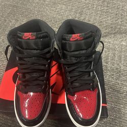 Jordan 1 Patent Bred Size 9 Read Description 
