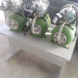Three Drummond water pumps 
