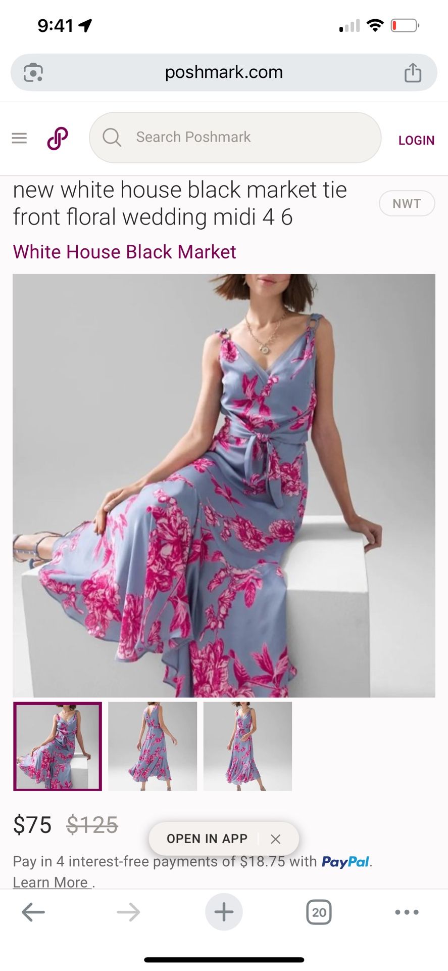 WHBM Summer Dress