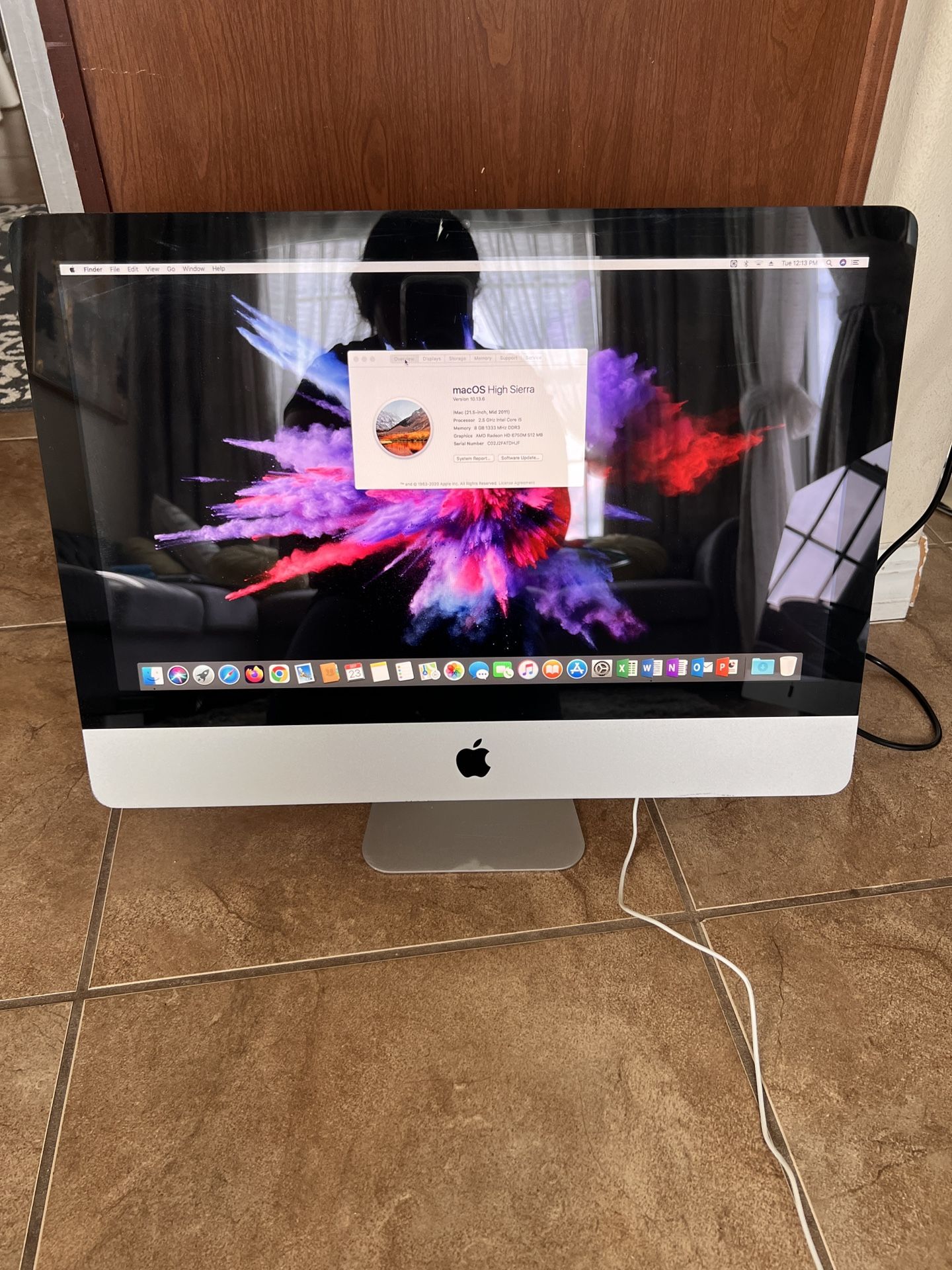 21.5” Apple IMac Desktop All In One Intel Core i5 500GB HDD macOS Catalina - $59