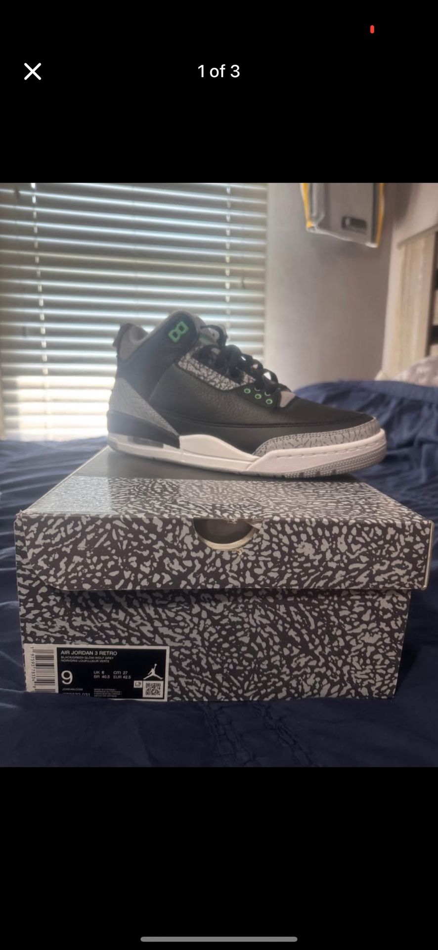 Jordan 3 Neon Green