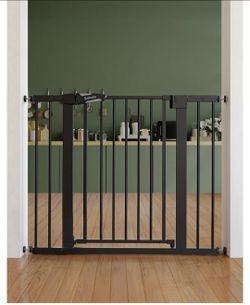 Brand new Babelio Baby Gate for Doorways and Stairs, 26-40" Auto Close Dog Gate, PressGuard C5, Easy-Install Pressure Mounted Satey Door, No Drilling