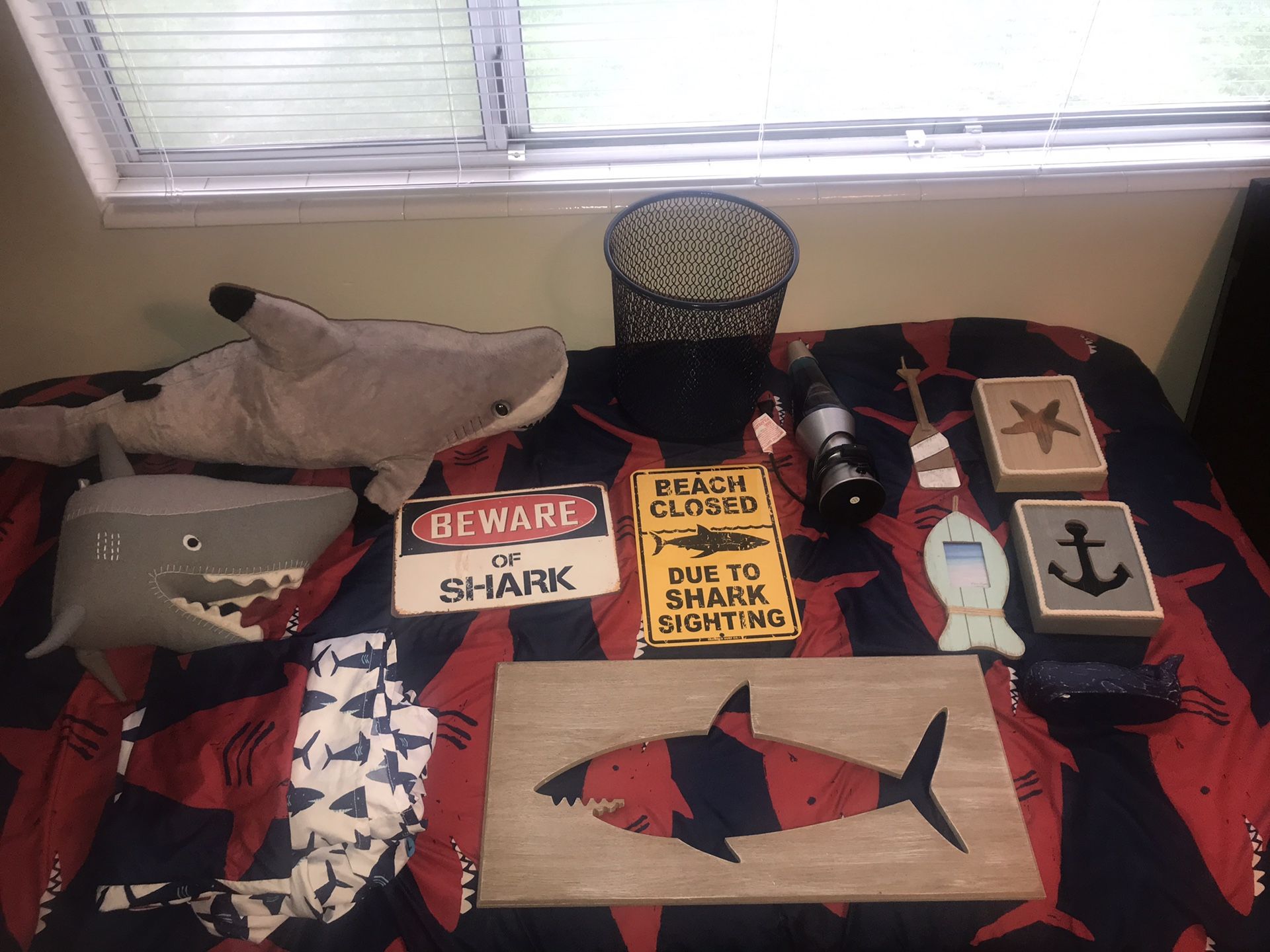 Shark Bedding plus Decor