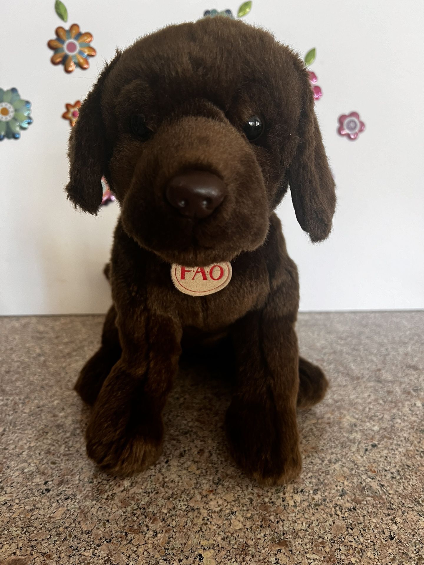 LAB PLUSH Puppy BY  FAQ!  He Is 14 Inches Long !!