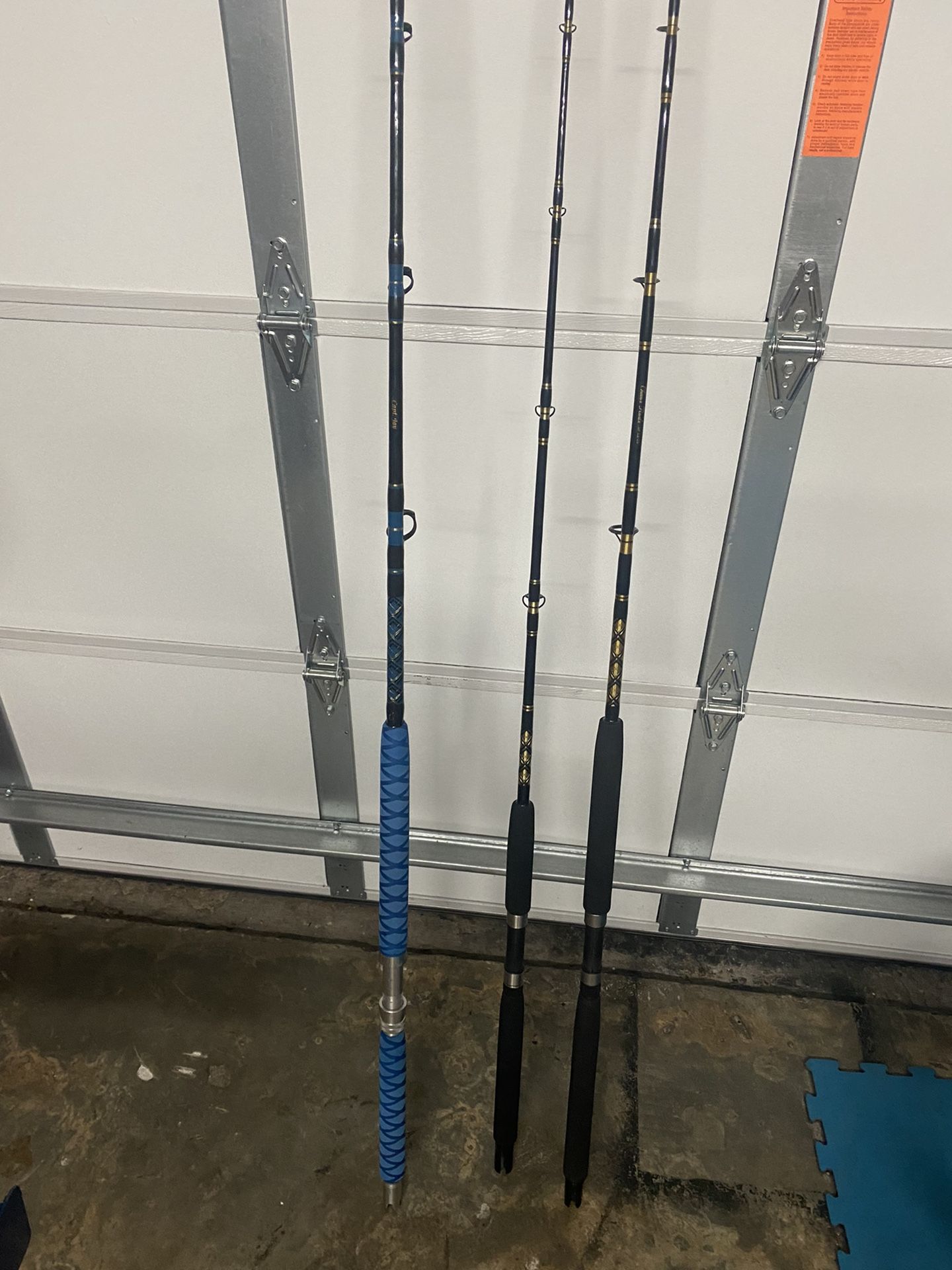 2 Black Chaos Fishing Rods $100 Each