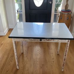 Vintage porcelain top table
