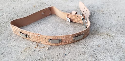 Leather tool belt
