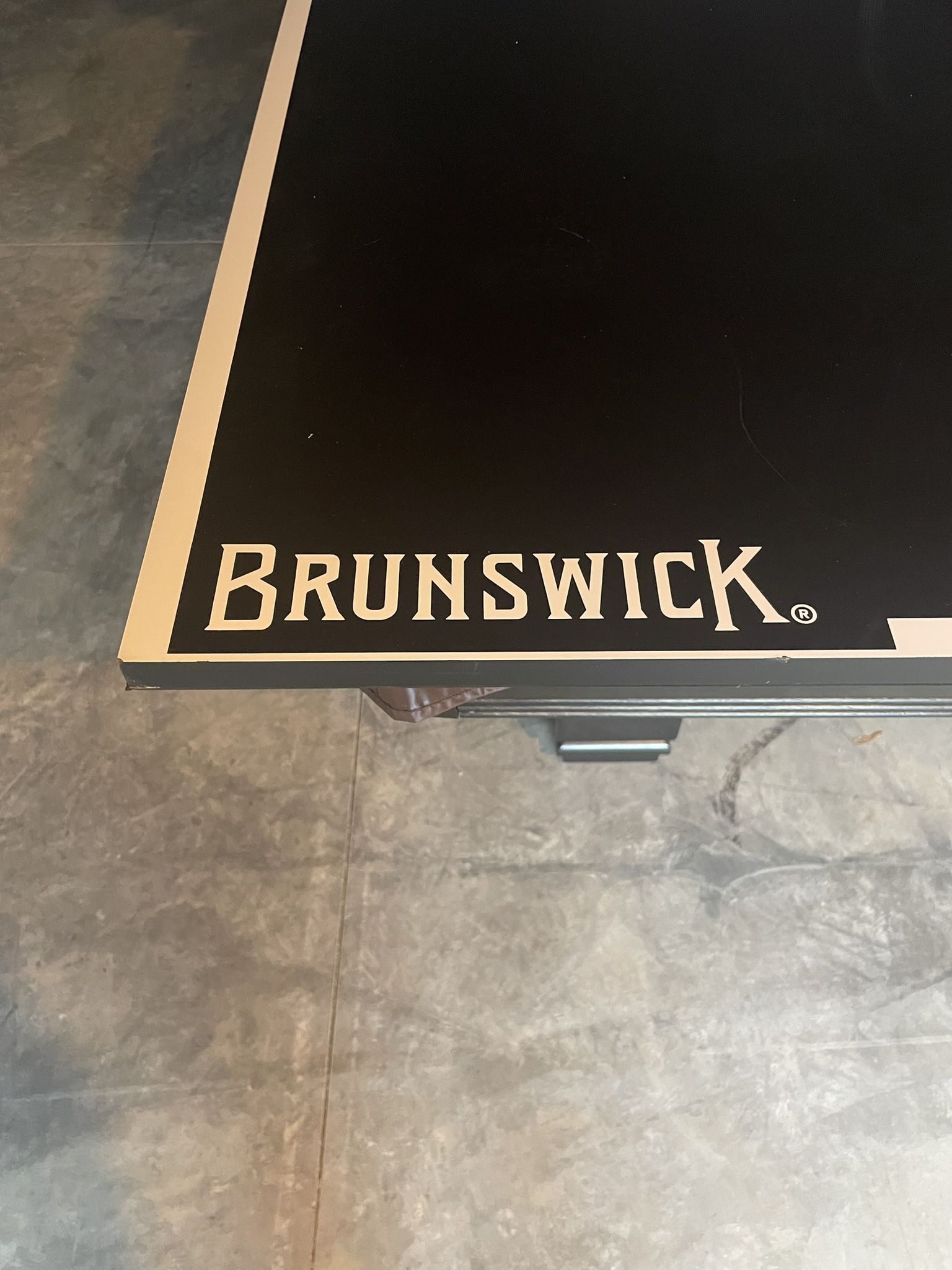 8’ Slate Brunswick Pool Table & Ping Pong Table