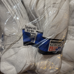 men’s white sports socks
