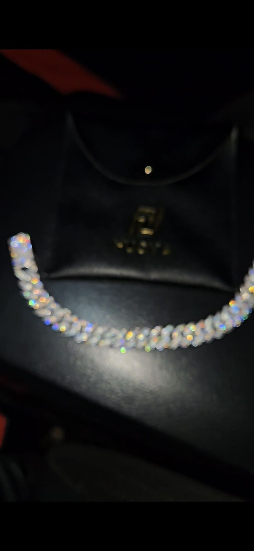 Moissanite Cuban Link Bracelet
