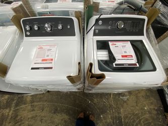 GE washer and dryer set GTD48EASWWB GTW585BSVWS