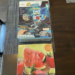 Lot Of 2 Almubot Building Blocks And Watermelon Puzzle 