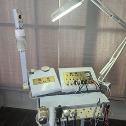 Facial Machine And Massage Therapy Table Or Facial Table 