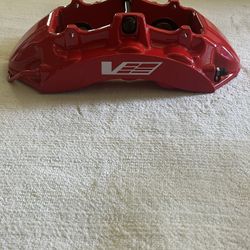 New GM Cadillac CTS-V 2009-2015 Front Driver Side Brembo Brake Caliper Red 172-2669