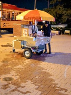 Hot dog cart