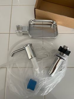 Kitchen Soap Dispenser with sponge holder