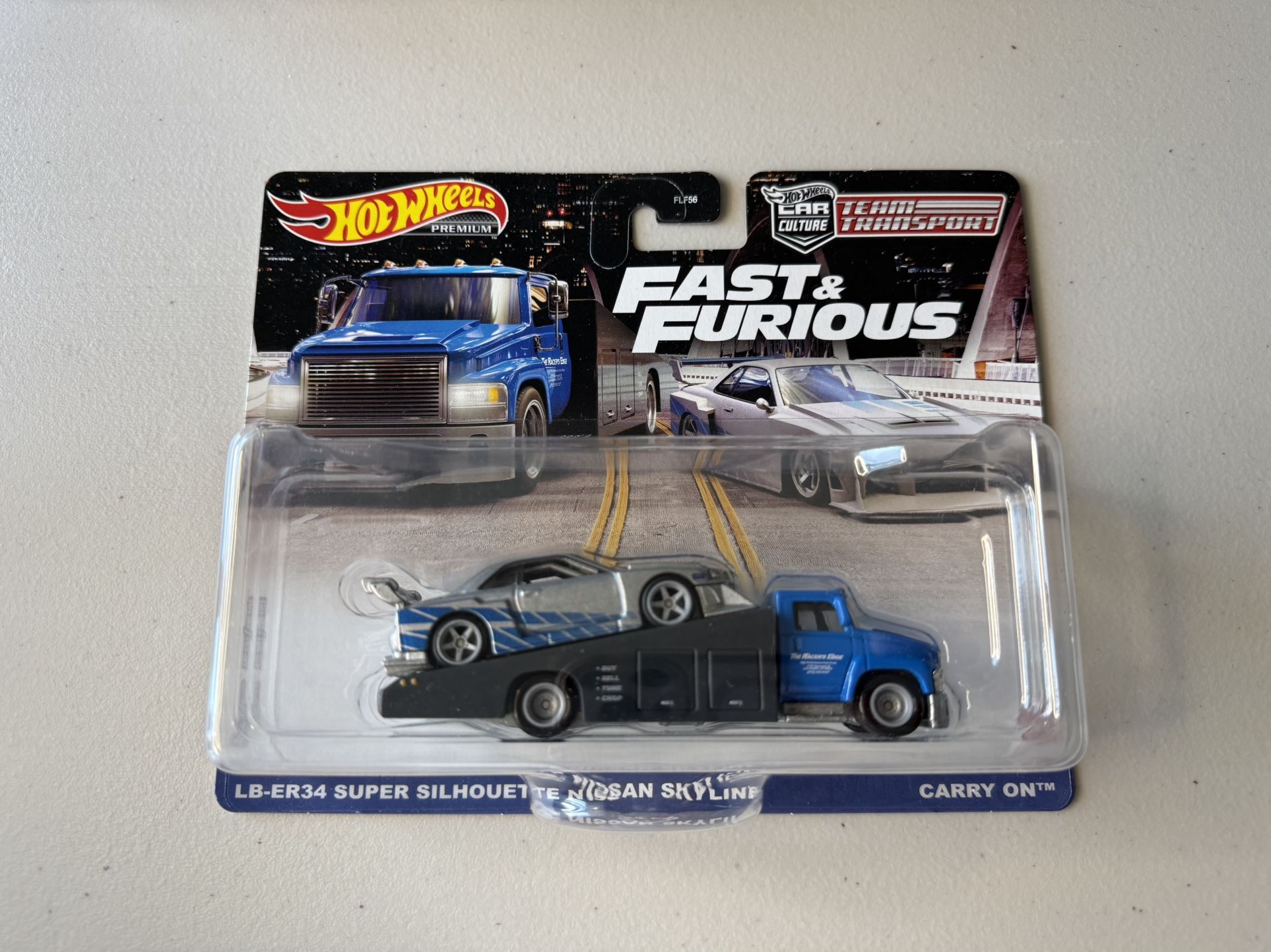 Hot Wheels 2023 Team Transport Fast & Furious Liberty Walk Nissan Skyline R34