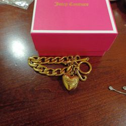 Juicy Couture bracelet.   Gold Plated.
