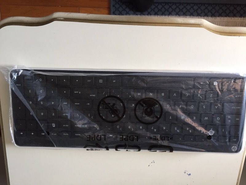 New HP wireless keyboard no USB receiver SK2063