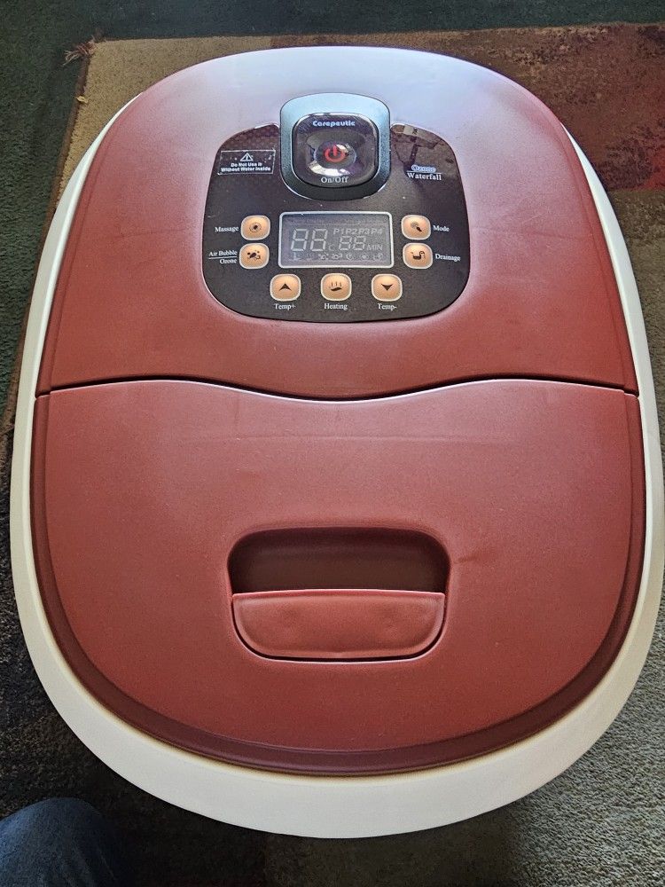 Carepeutic Motorized Foot and Leg Spa Bath Massager KH298.