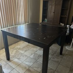 Square Counter-Height Dining Table + Chairs -