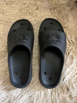 Under Armour Black Sandals Slides Men’s sz  11