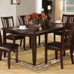 6 CHAIR DINNER TABLE 