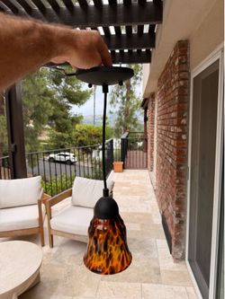 Beautiful Glass Pendant Light