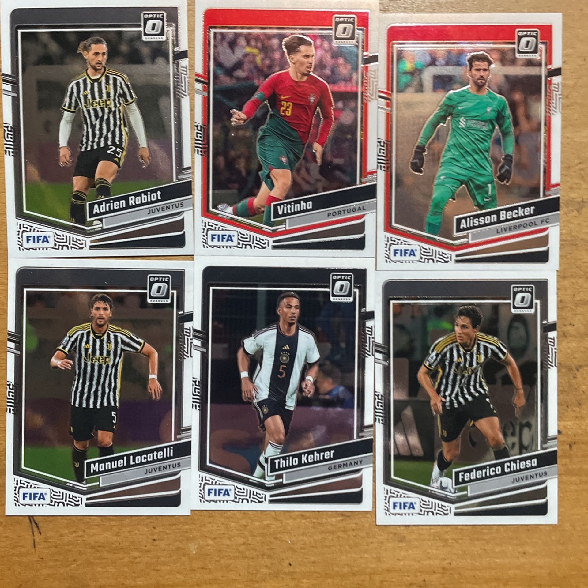 2024 DONRUSS FIFA LOT OF 11 OPTIC CARDS