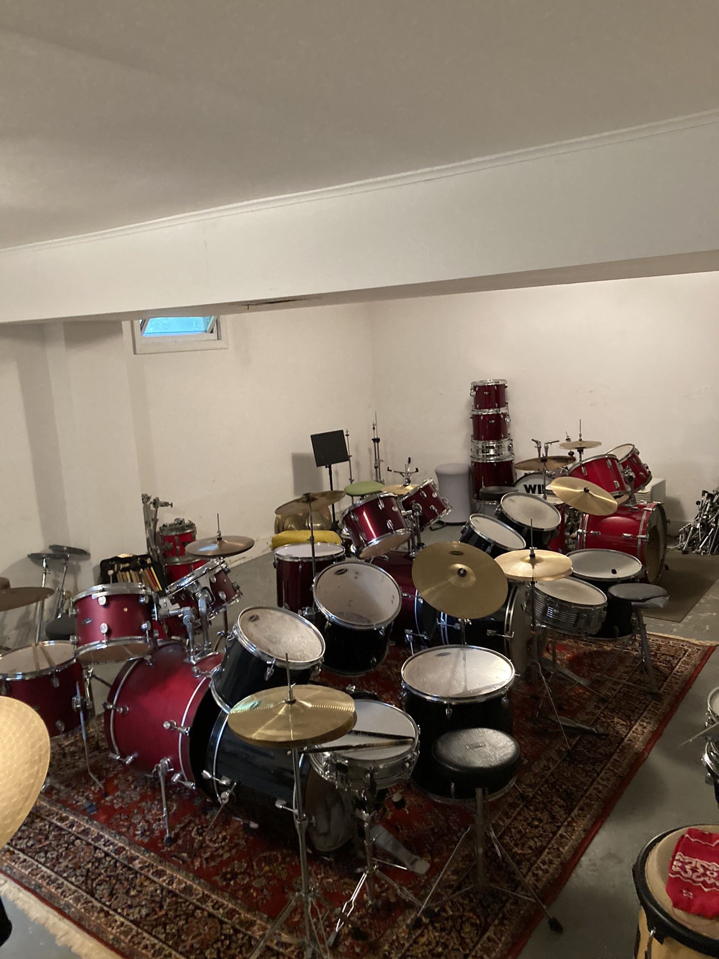 BASEMENT FULL OF DRUMS