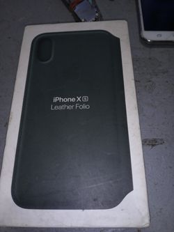 New iPhone X a Leather Folio Case