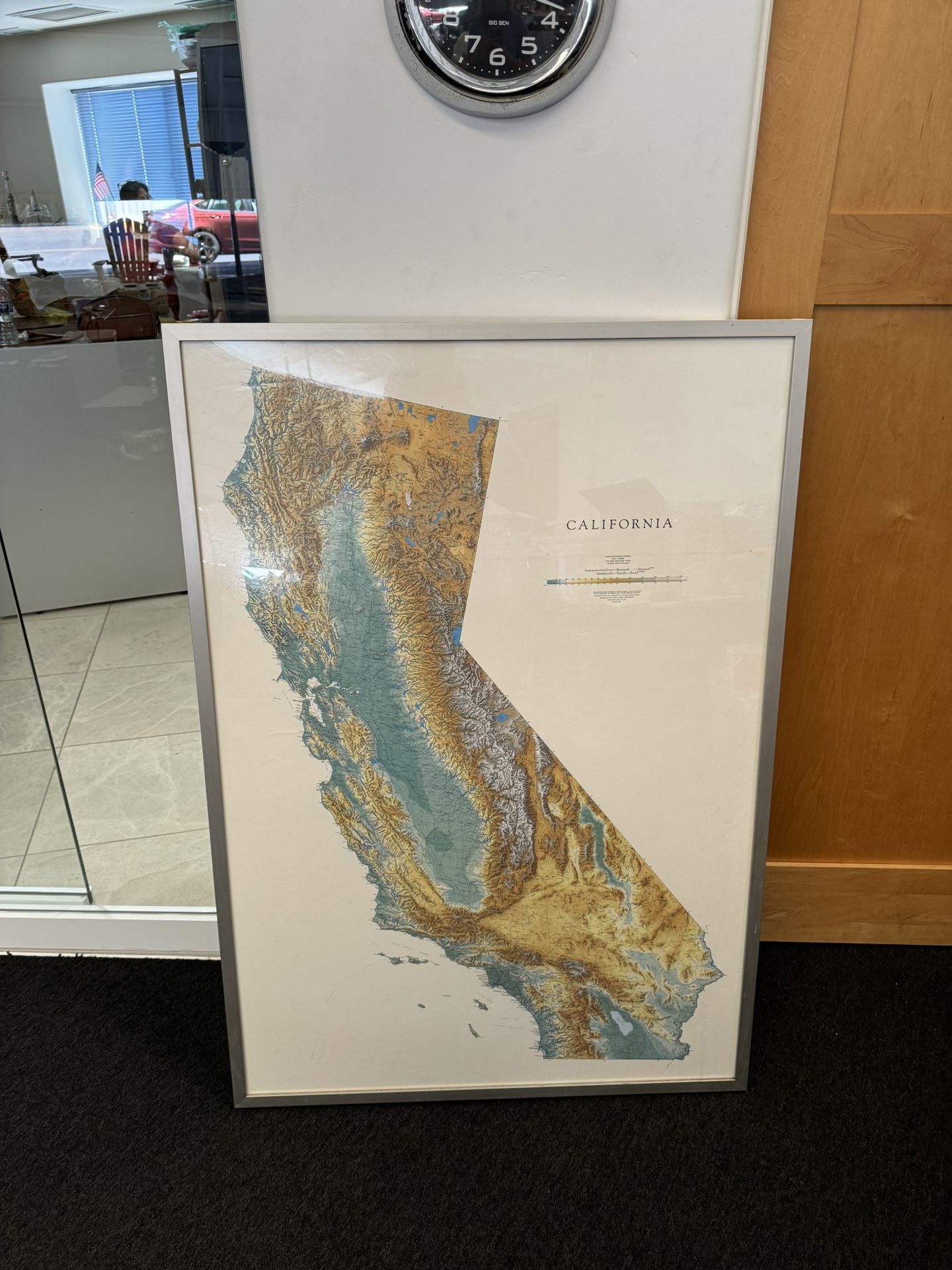 Topographic Map Of California