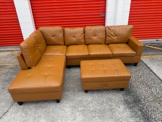 Leather Sectional Couch