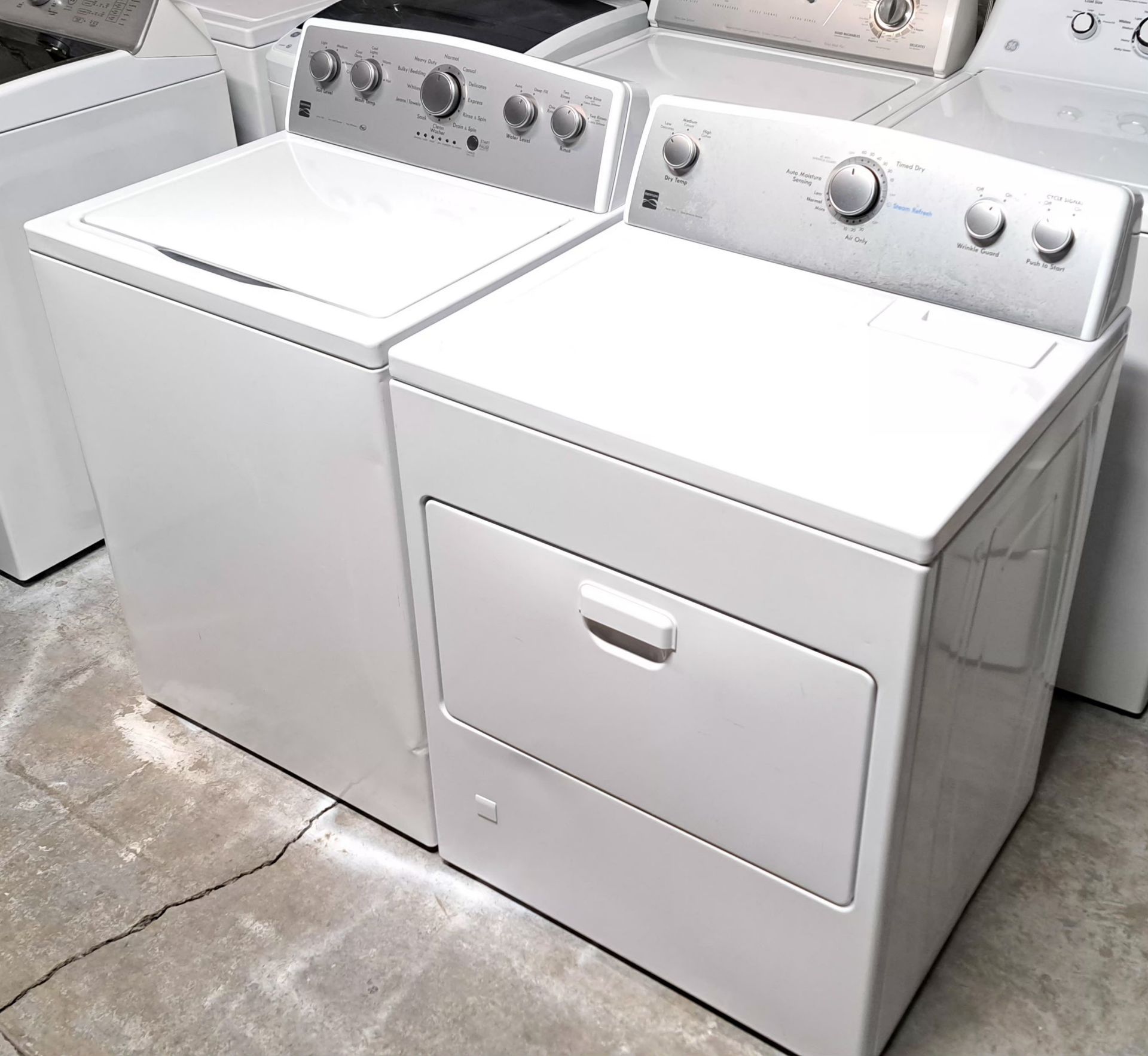 XL KENMORE WASHER AND GAS DRYER//LAVADORA Y SECADORA,,60 DAYS WARRANTY,,"FREE DELIVERY LOCAL GRATIS."