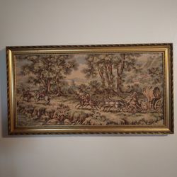 Tapestry That Is Marked With France 1920 On Back